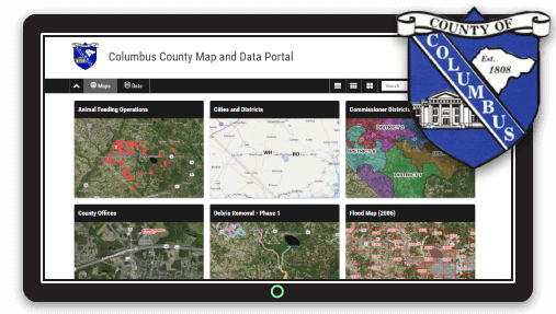 North Carolina County Map Portal with Over 17k Visitors Per Month!